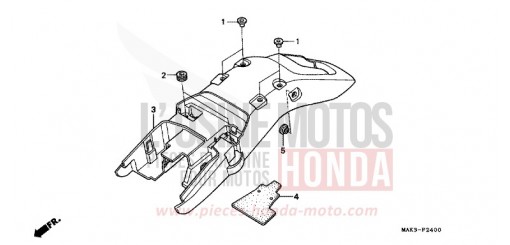 REAR FENDER (1) SLR650W de 1998